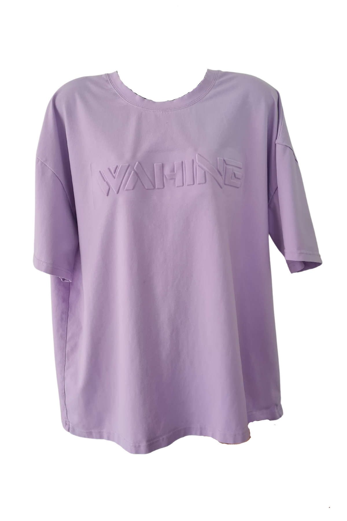Lilac Wahine Embossed T-Shirt